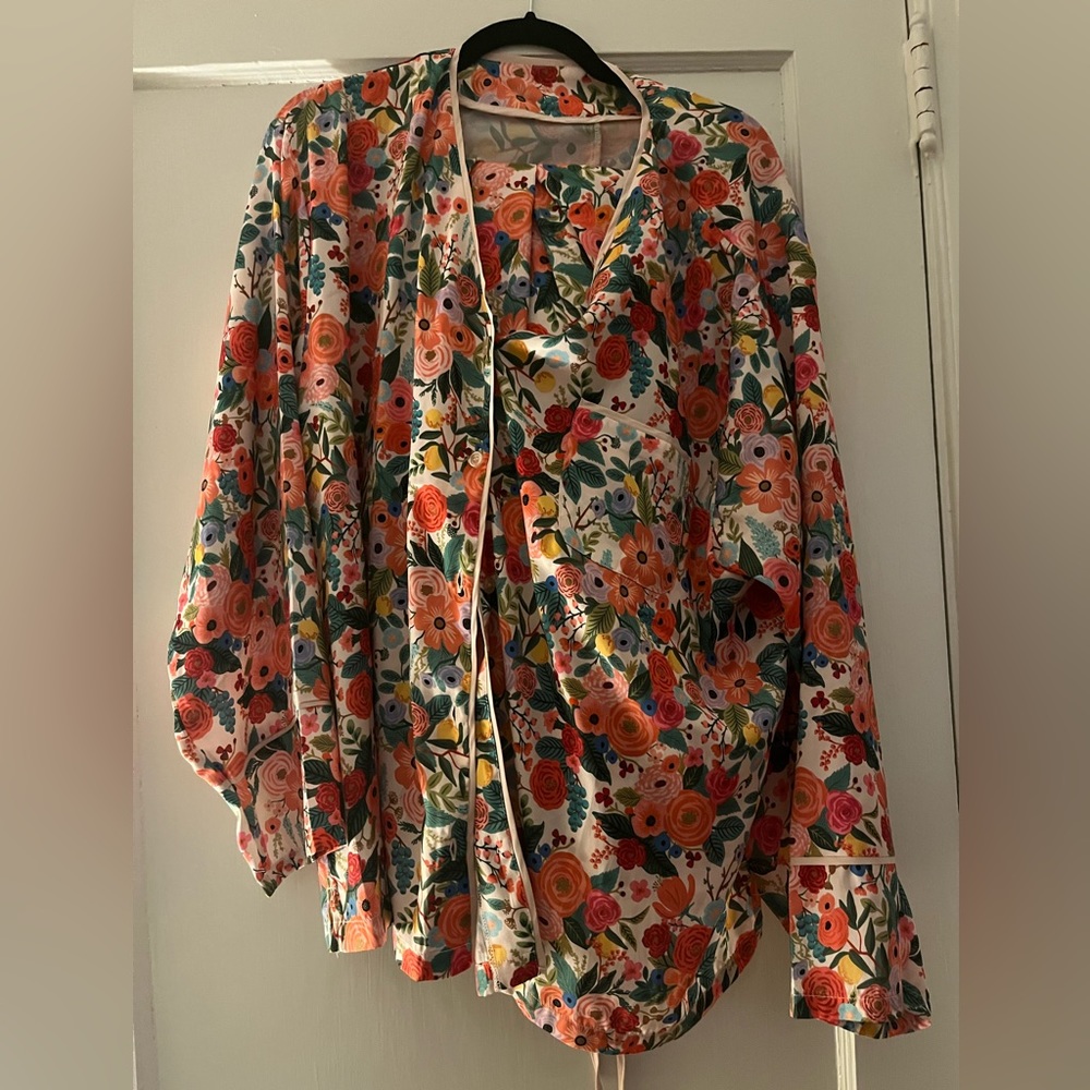 Rifle Paper Co. Summersalt Two Piece Pajama Set